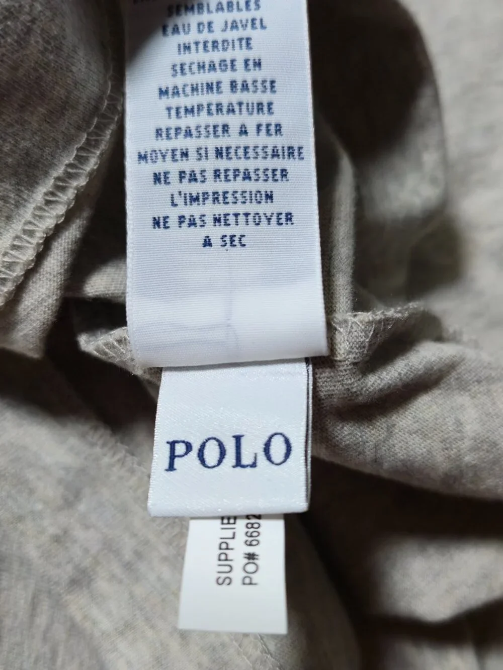 POLO Ralph Lauren Classic Fit Short Sleeve 100% cotton T‑Shirt XXL Gray